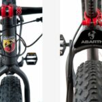 Quelques détails du vélo fatbike d'Abarth.