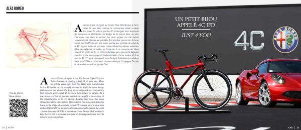Vélo Alfa Roméo dans le livre Velosophe