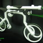 Ce vélo est doté d'un filtre à air pour lutter contre la pollution.
