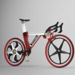 Le vélo Ferrari // Pirelli La Cinetica à assistance électrique de Fraser Leid, étudiant en design industriel à Londres.